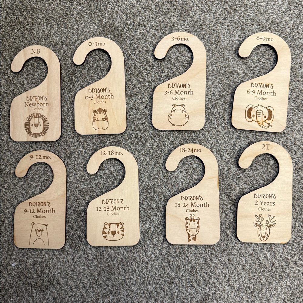 Wooden Baby Closet Dividers